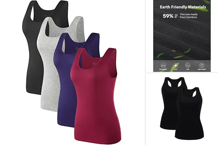 Detailed view of Best Soft Skin Friendly Tank Tops For Sleep