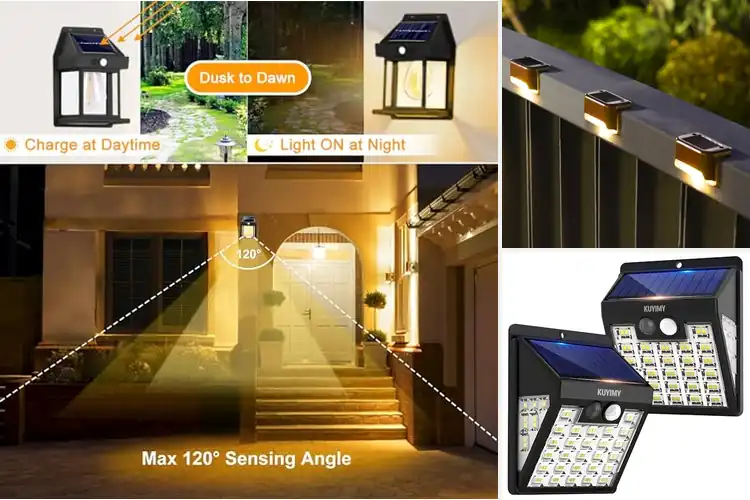 Detailed view of Best Solar Porch Lights