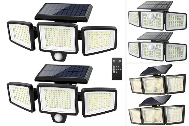 Detailed view of Best Solar Security Lights