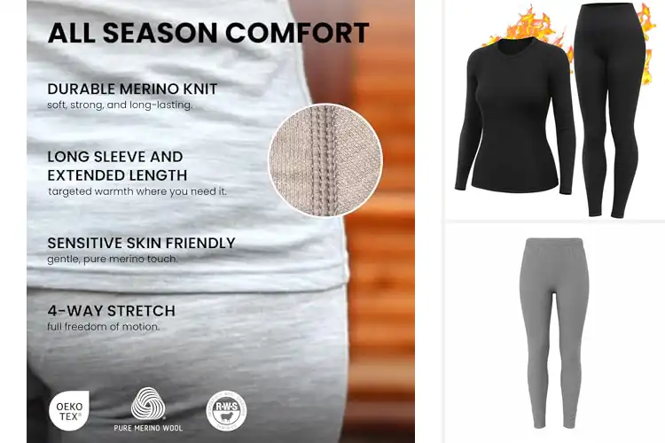 Detailed view of Best Thermal Base Layers For Women