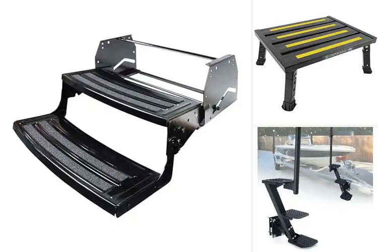 Detailed view of Best Trailer Steps: Top 10 Picks for Safe & Easy Access