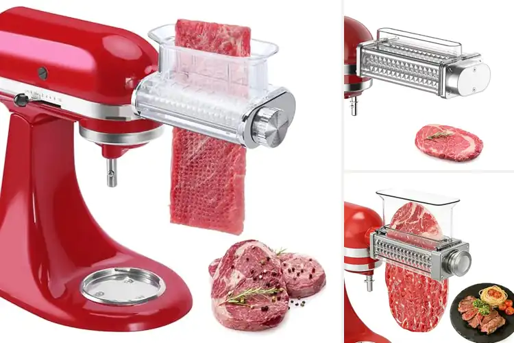 Detailed view of Best Transparent Lid Meat Tenderizer Attachment