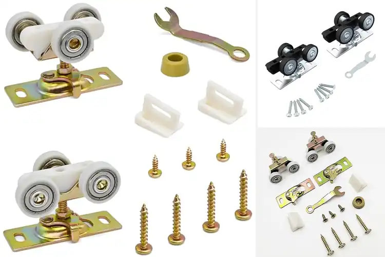 Detailed view of Best Tri-Wheel Pocket Door Rollers