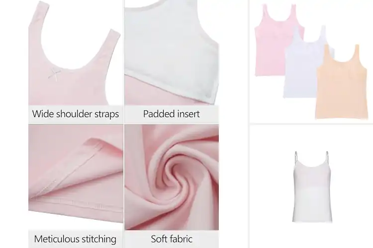 Detailed view of Best Tween Tank Tops with Support: 7 Comfy & Stylish Picks