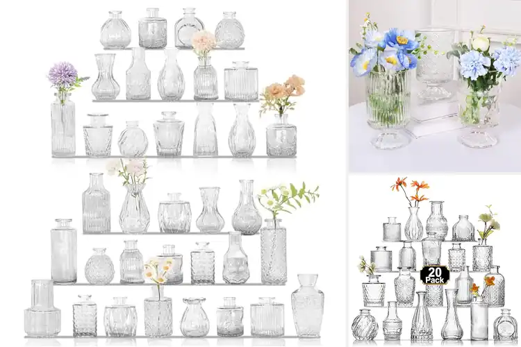 Detailed view of Best Vintage Glass Vases