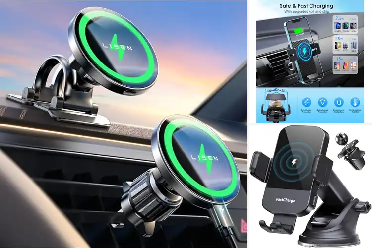 Detailed view of Best Wireless Car Charger Mounts For iPhone