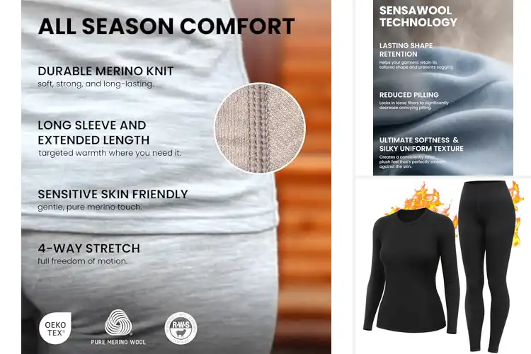 Detailed view of Best Women’s Base Layers