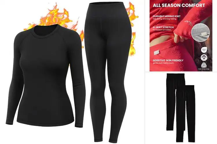 Detailed view of Best Women’s Ski Thermal Leggings