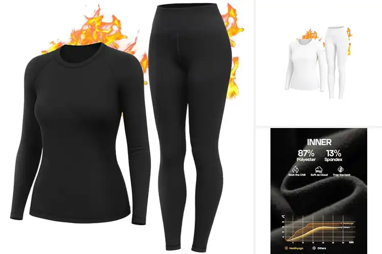 Detailed view of Best Women’s Skiing Thermal Leggings