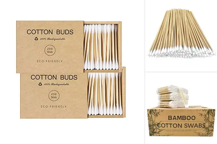 Detailed view of Best Wooden Stick Cotton Swabs